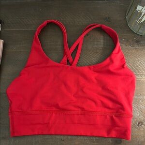 Red Lululemon Women's Sports Bra